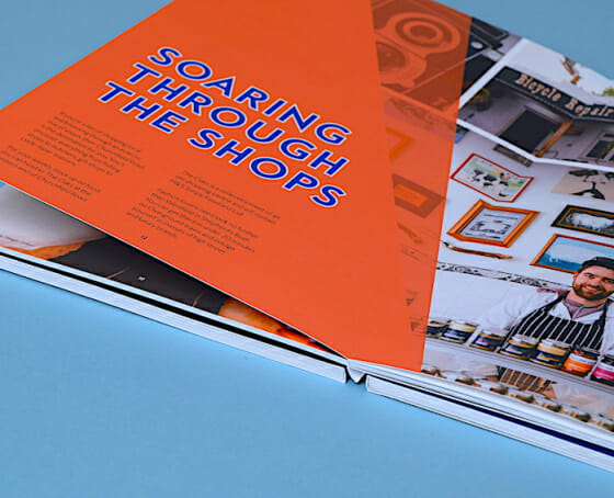 Layflat brochure printing